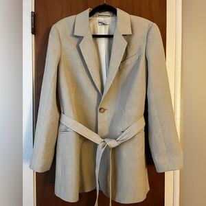 Co. Linen Tie Blazer